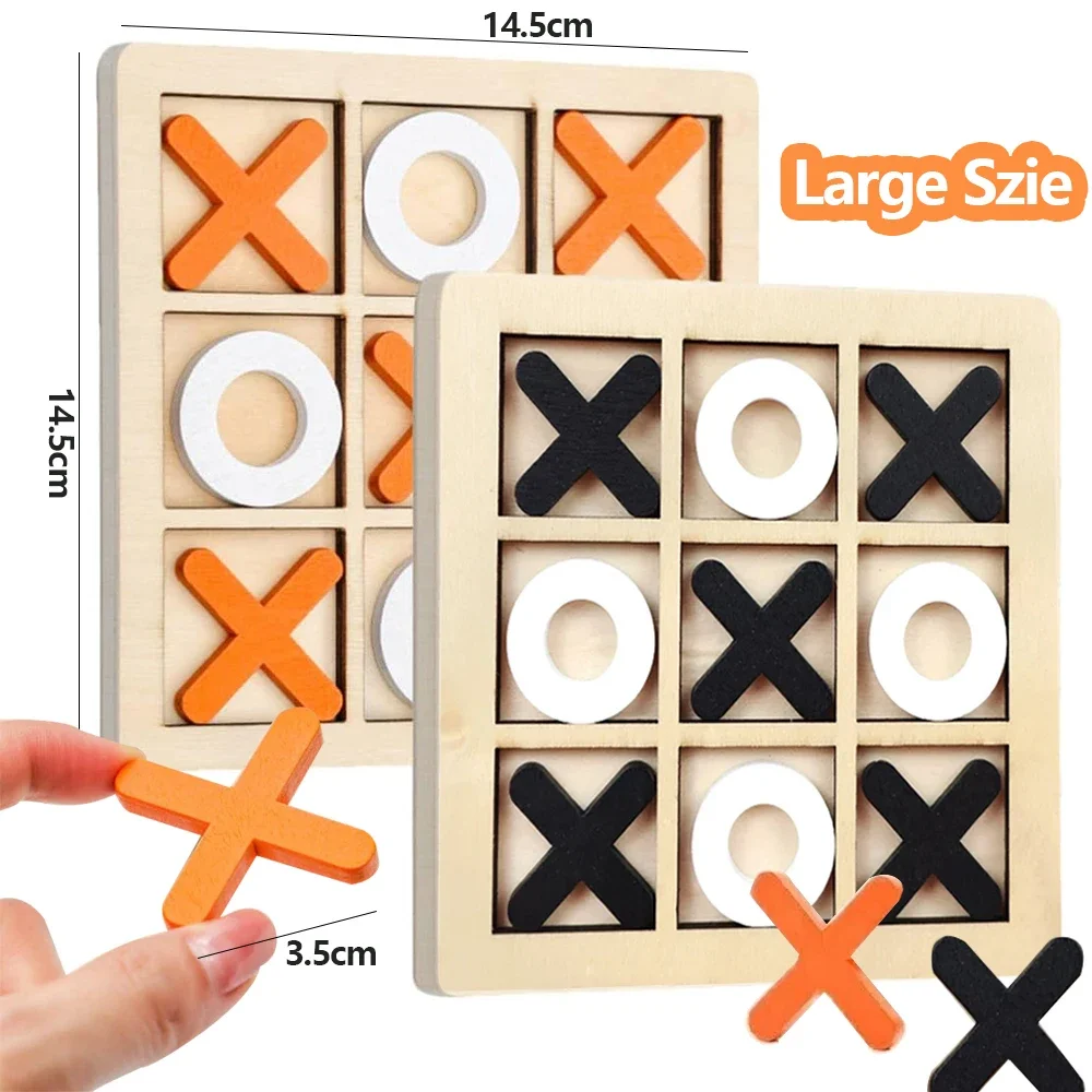 Woodworking Kids Toys - Wooden XO Tic Tac Toe Game