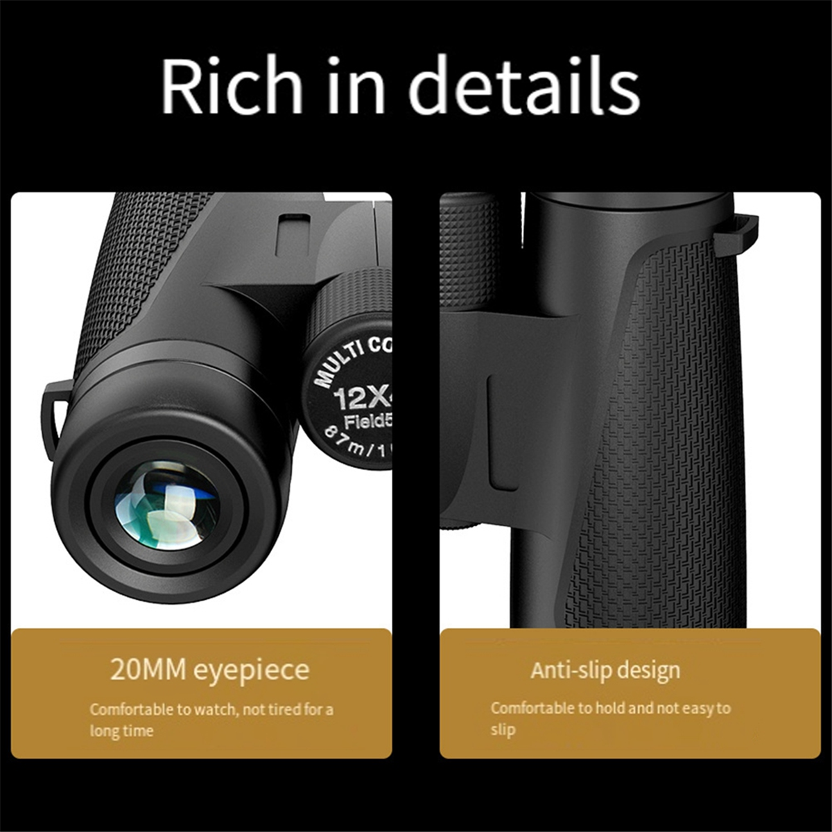 Woodworking Definition - ABKM 12X42 High-Definition Binocular Optical Telescope,