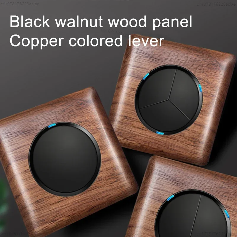 Woodworking Uk - Retro Switch Socket Solid Wood Panel