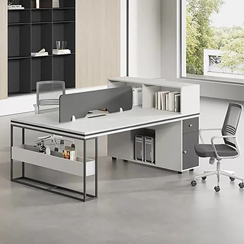 Woodworking Work Table - Office Staff Work Desk And Chair