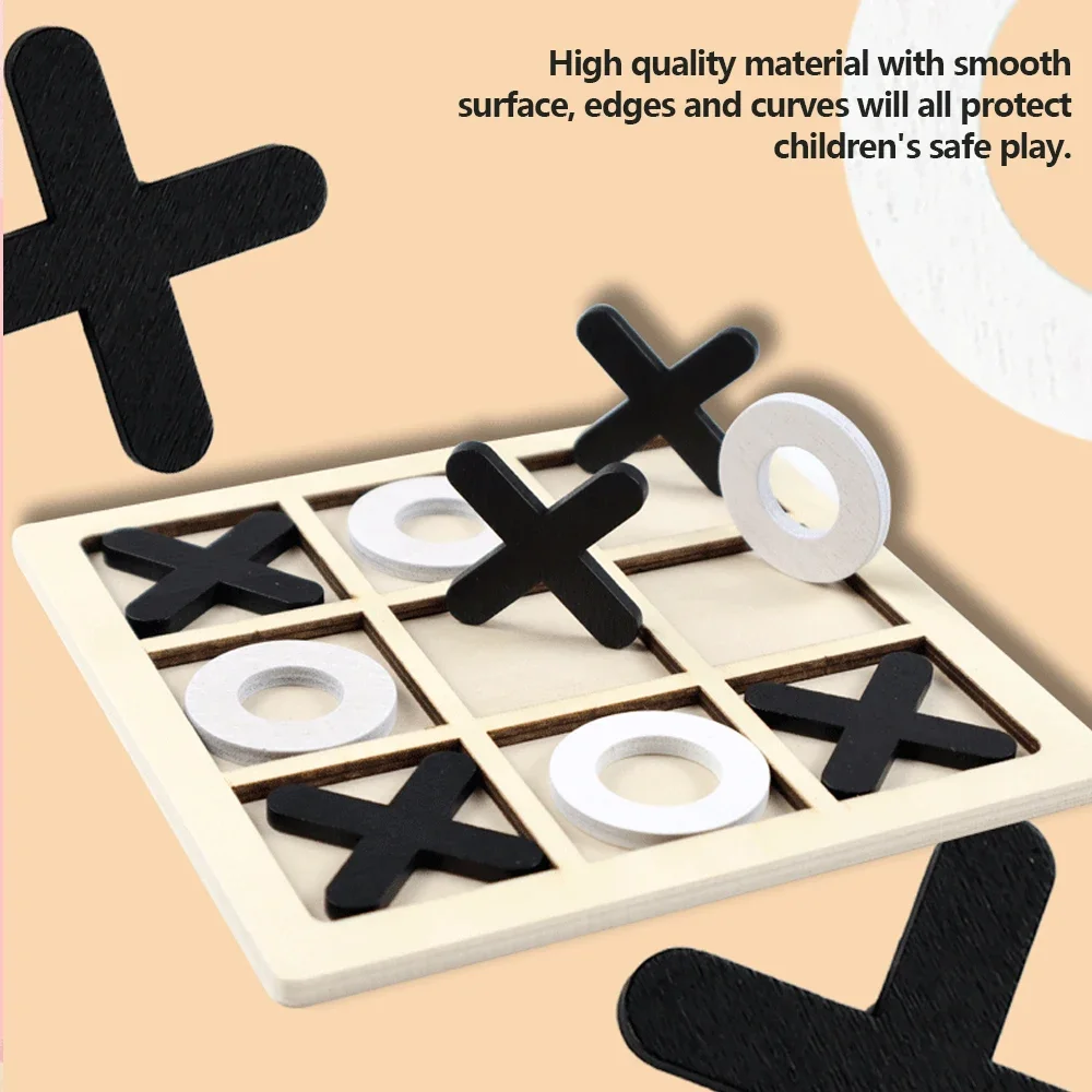 Wooden XO Tic Tac Toe Game Min - Woodworking Kids Toys incelemesi ve fiyatı