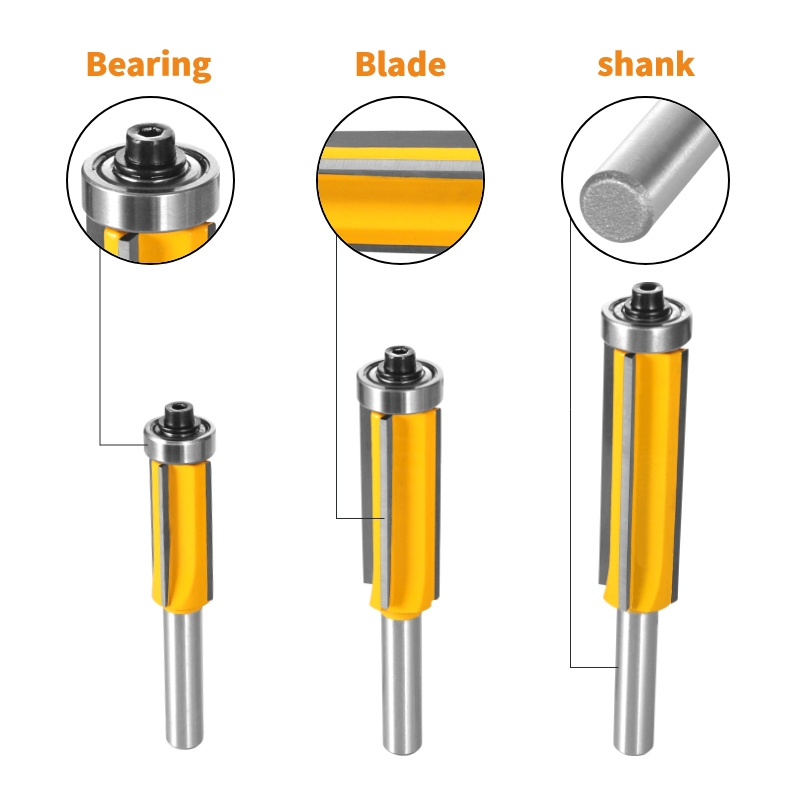 8mm Shank Z4 Flush Trim Router - Woodworking Nc incelemesi ve fiyatı