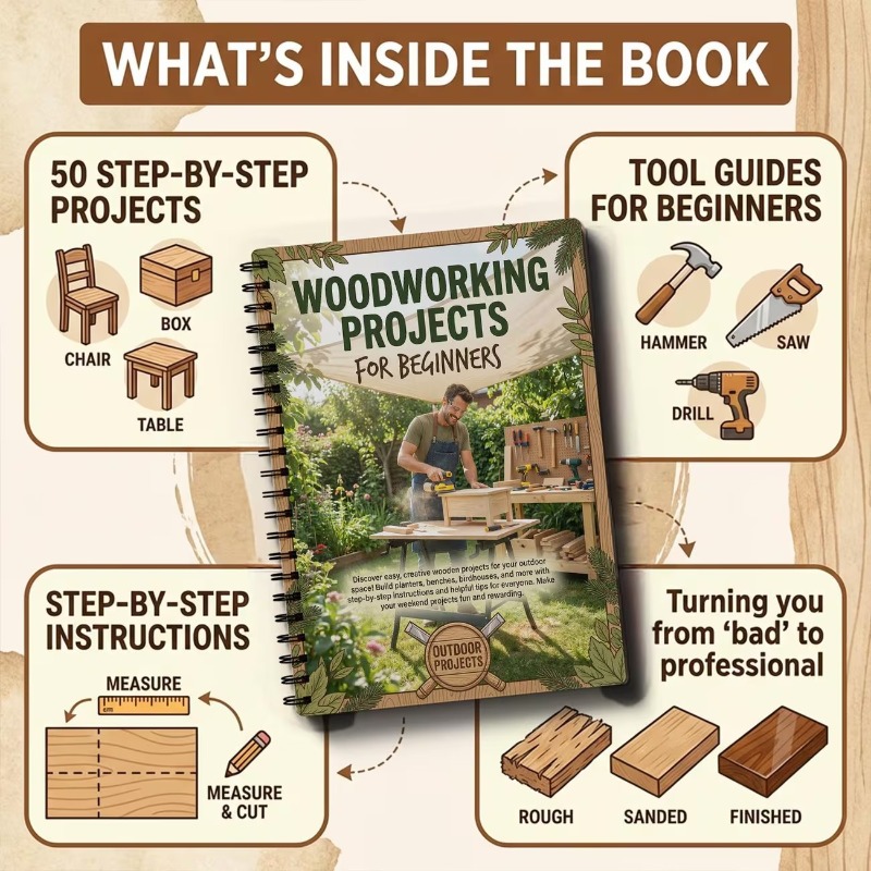 Woodworking Projects for Begin - Woodworking Ideas For Adults incelemesi ve fiyatı