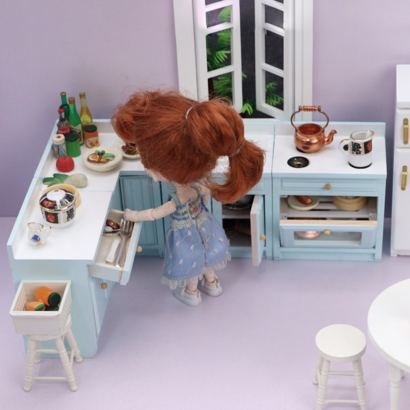 1:12 BJD DOLLHOUSE Mini Kitche - Woodworking Blueprint incelemesi ve fiyatı