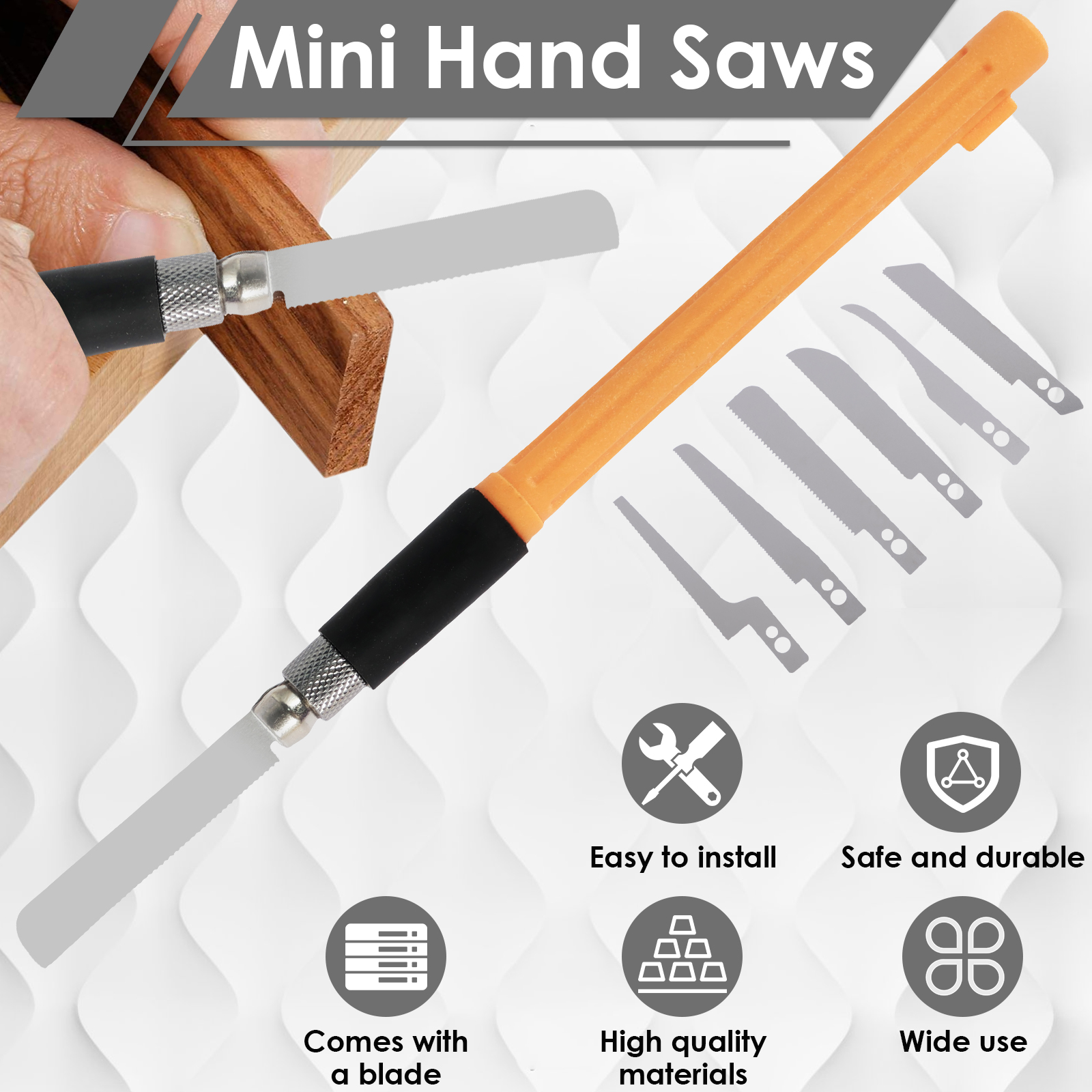 8Pcs Model Craft Hand Saw Mini - Woodworking Hobby Kits incelemesi ve fiyatı