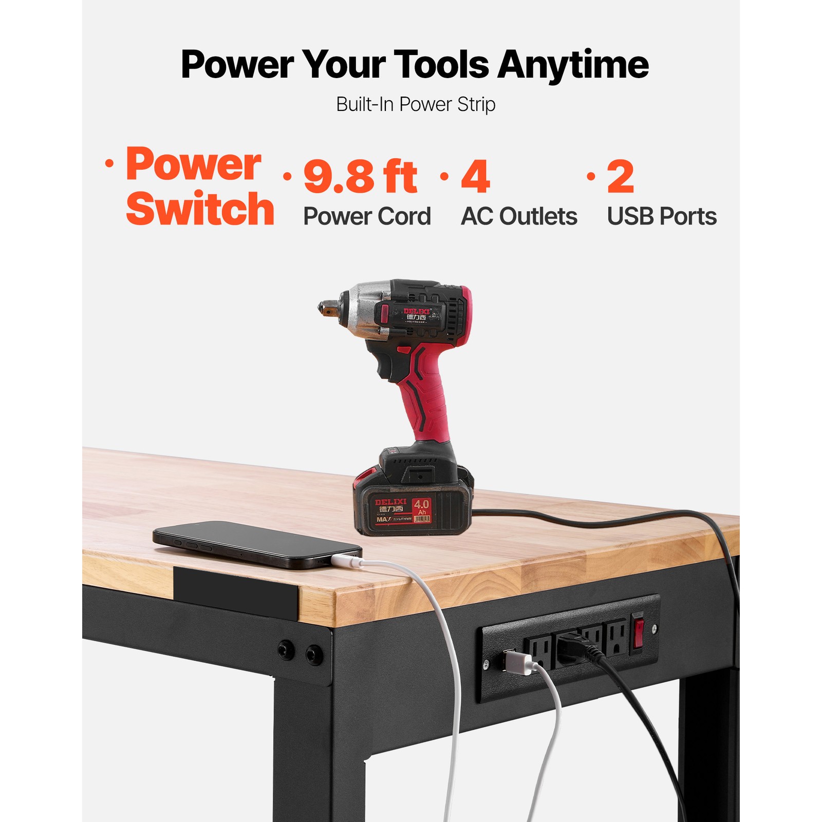 Adjustable Height Workbench 61 - Woodworking Work Table incelemesi ve fiyatı