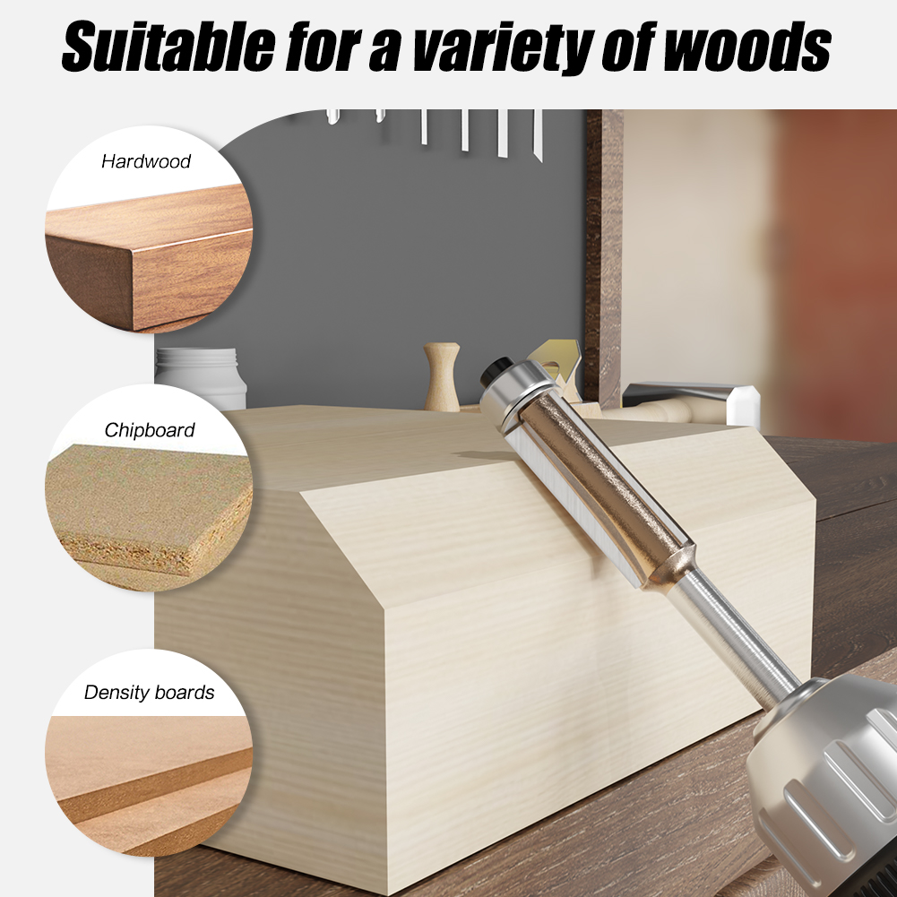 6mm 1/4in Shank Z3 Flush Trim  - Woodworking Nc incelemesi ve fiyatı