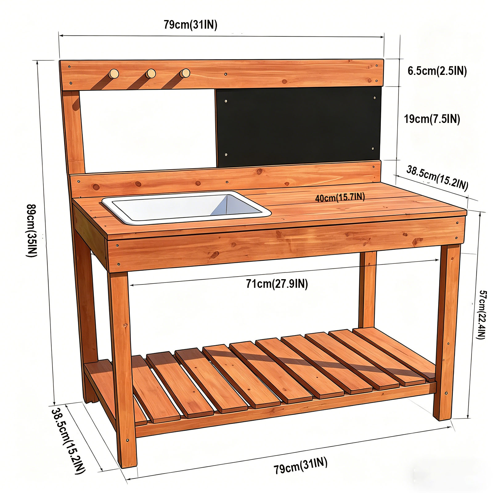 Wooden Potting Benches For Chi - Woodworking Work Table incelemesi ve fiyatı