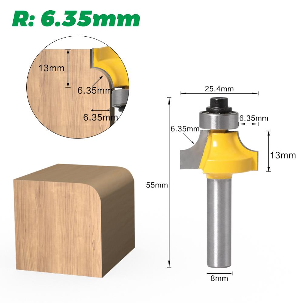 8mm shank Corner Round Over Ro - Woodworking Nc incelemesi ve fiyatı