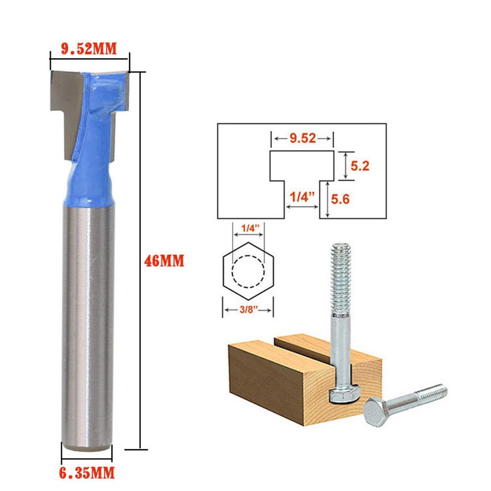 A11I 1/4 inch Shank T-Slot Cut - Woodworking Power Tools incelemesi ve fiyatı