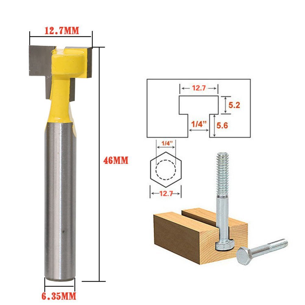 A11I 1/4 inch Shank T-Slot Cut - Woodworking Power Tools incelemesi ve fiyatı