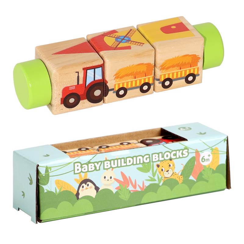 1pcs Baby Wooden Rotating Anim - Woodworking Kids Toys incelemesi ve fiyatı