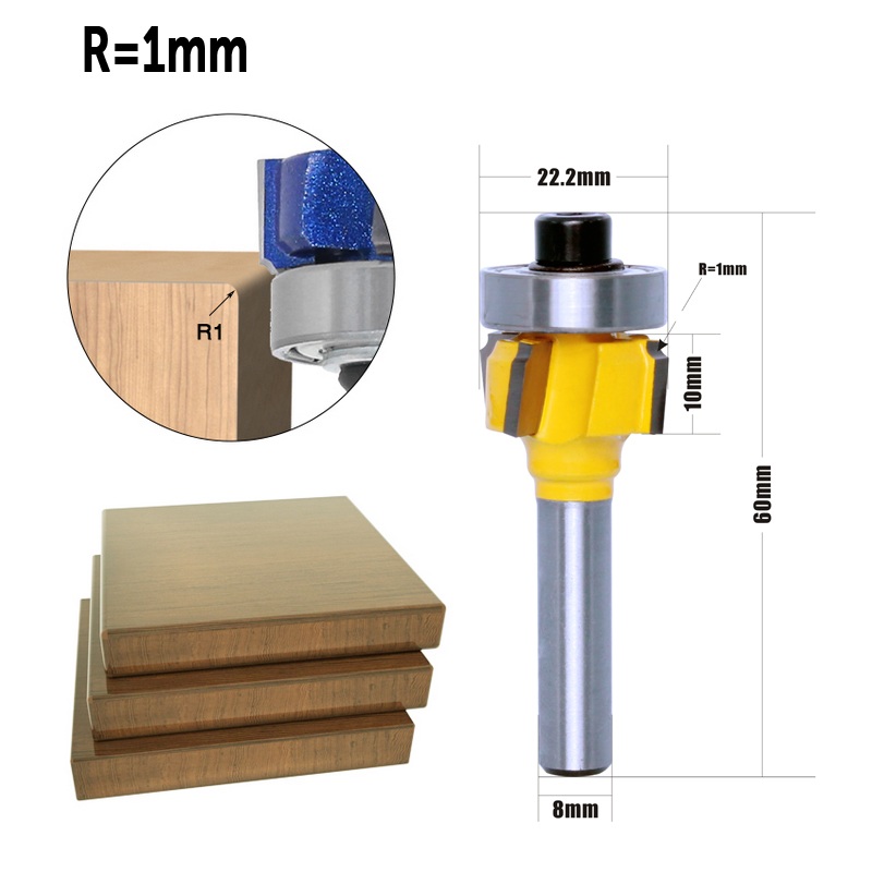 CHWJW 1PC 8mm Shank high quali - Woodworking Nc incelemesi ve fiyatı