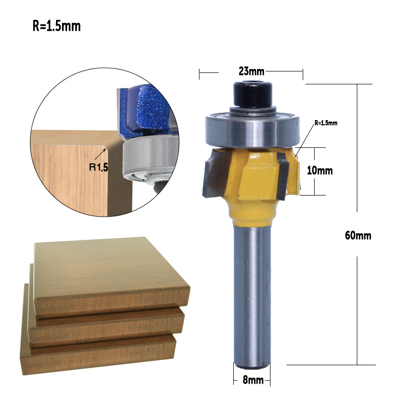 CHWJW 1PC 8mm Shank high quali - Woodworking Nc incelemesi ve fiyatı