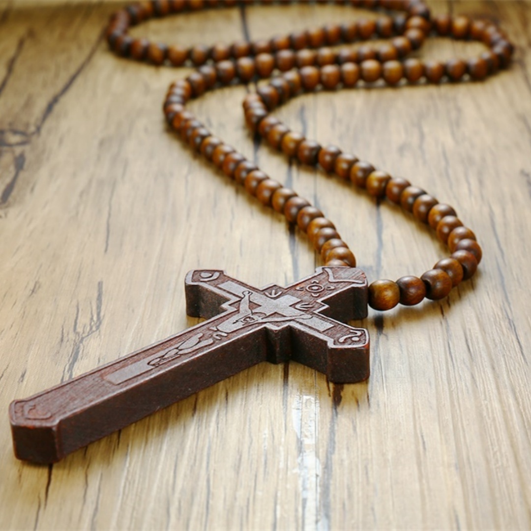 Rosary Necklace Large Wood Jes - Woodworking Nc incelemesi ve fiyatı