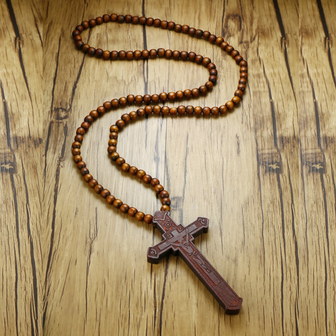 Rosary Necklace Large Wood Jes - Woodworking Nc incelemesi ve fiyatı