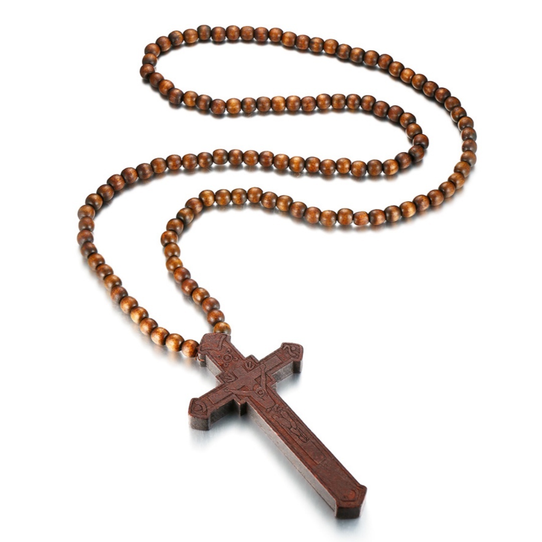 Rosary Necklace Large Wood Jes - Woodworking Nc incelemesi ve fiyatı