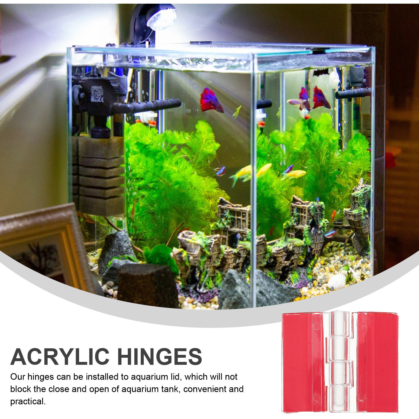 4Pcs Clear Plastic Hinges Self - Woodworking Easy Projects incelemesi ve fiyatı