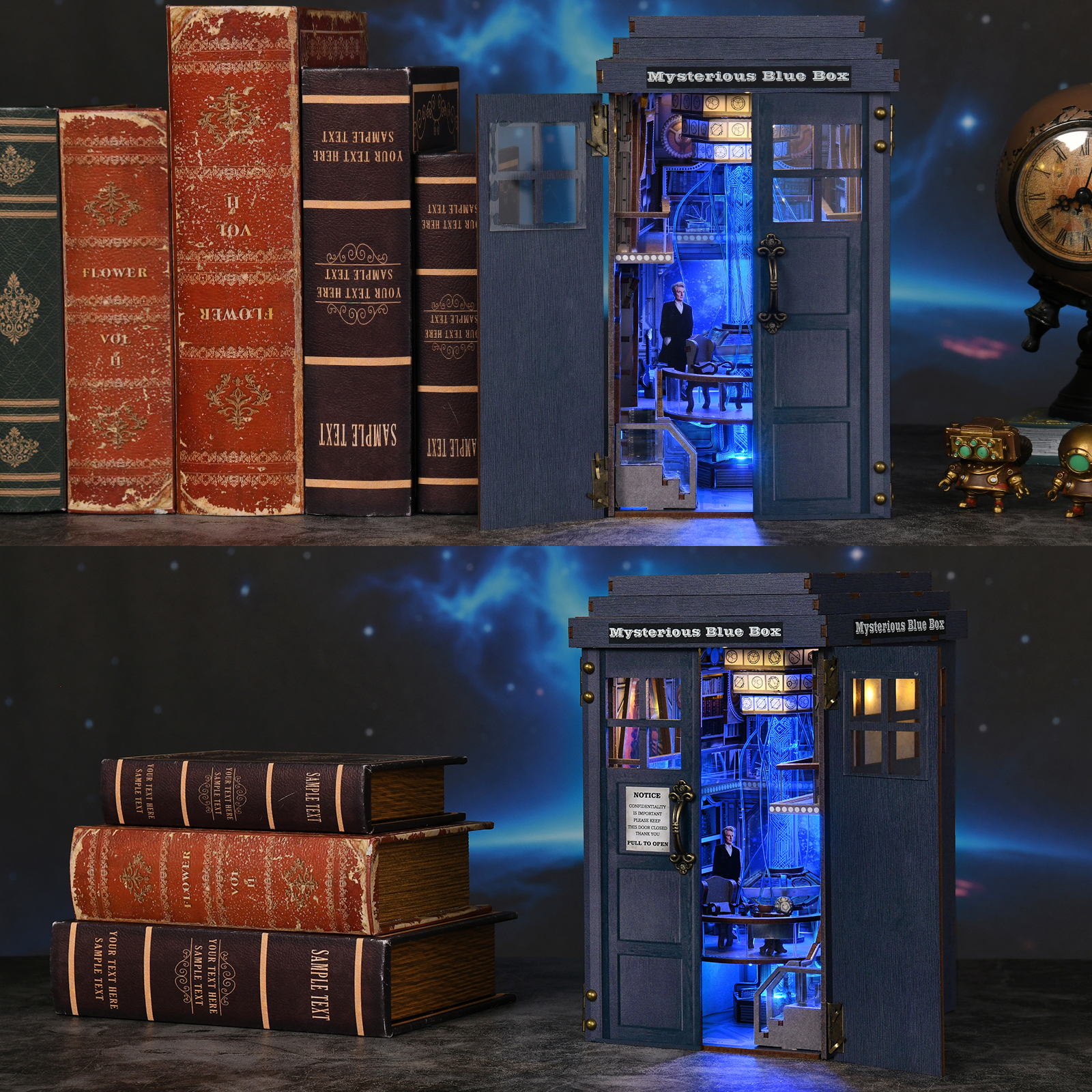 Book Nook Kit Blue Telephone B - Woodworking Blueprint incelemesi ve fiyatı
