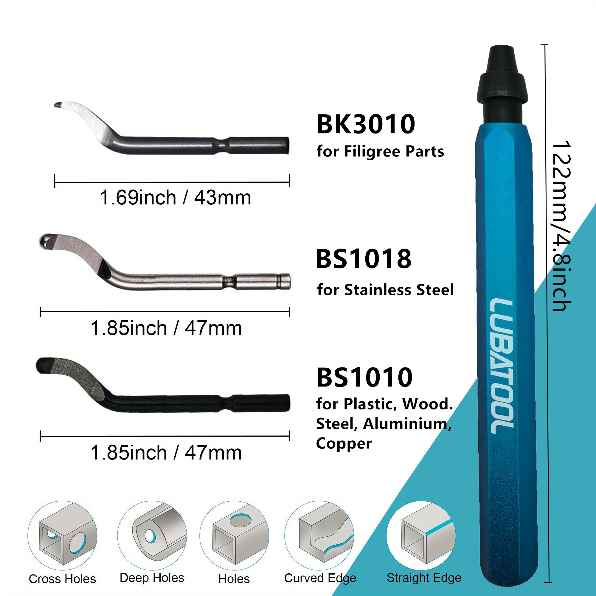 LUBATOOL Deburring Tool with 1 - Woodworking Nc incelemesi ve fiyatı