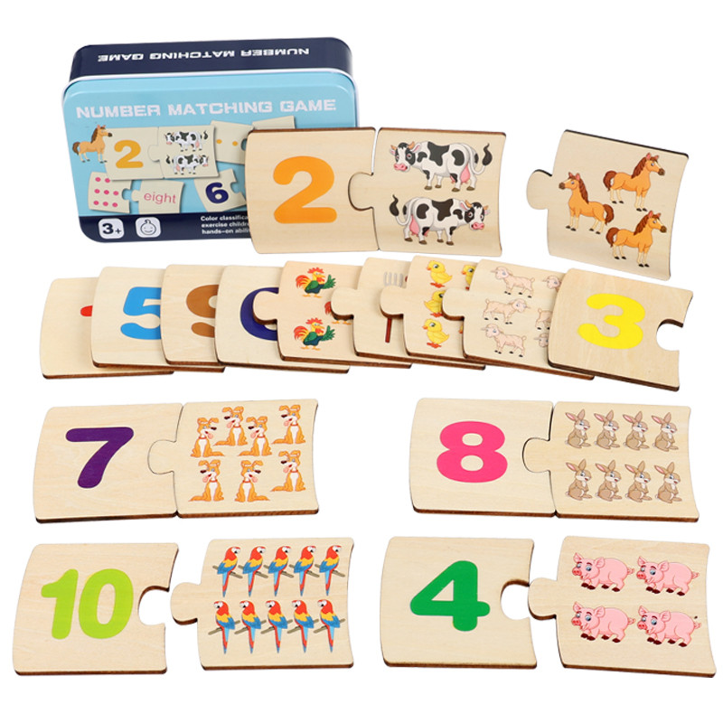 Children Iron Box Number Enlig - Woodworking Kids Toys incelemesi ve fiyatı