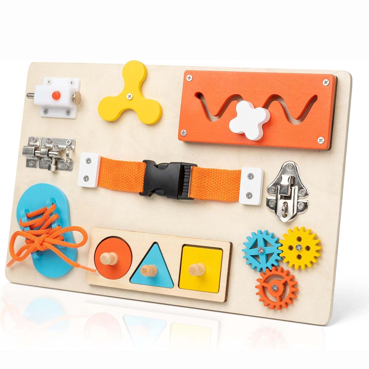 Montessori Busy Board for Todd - Woodworking Kids Toys incelemesi ve fiyatı