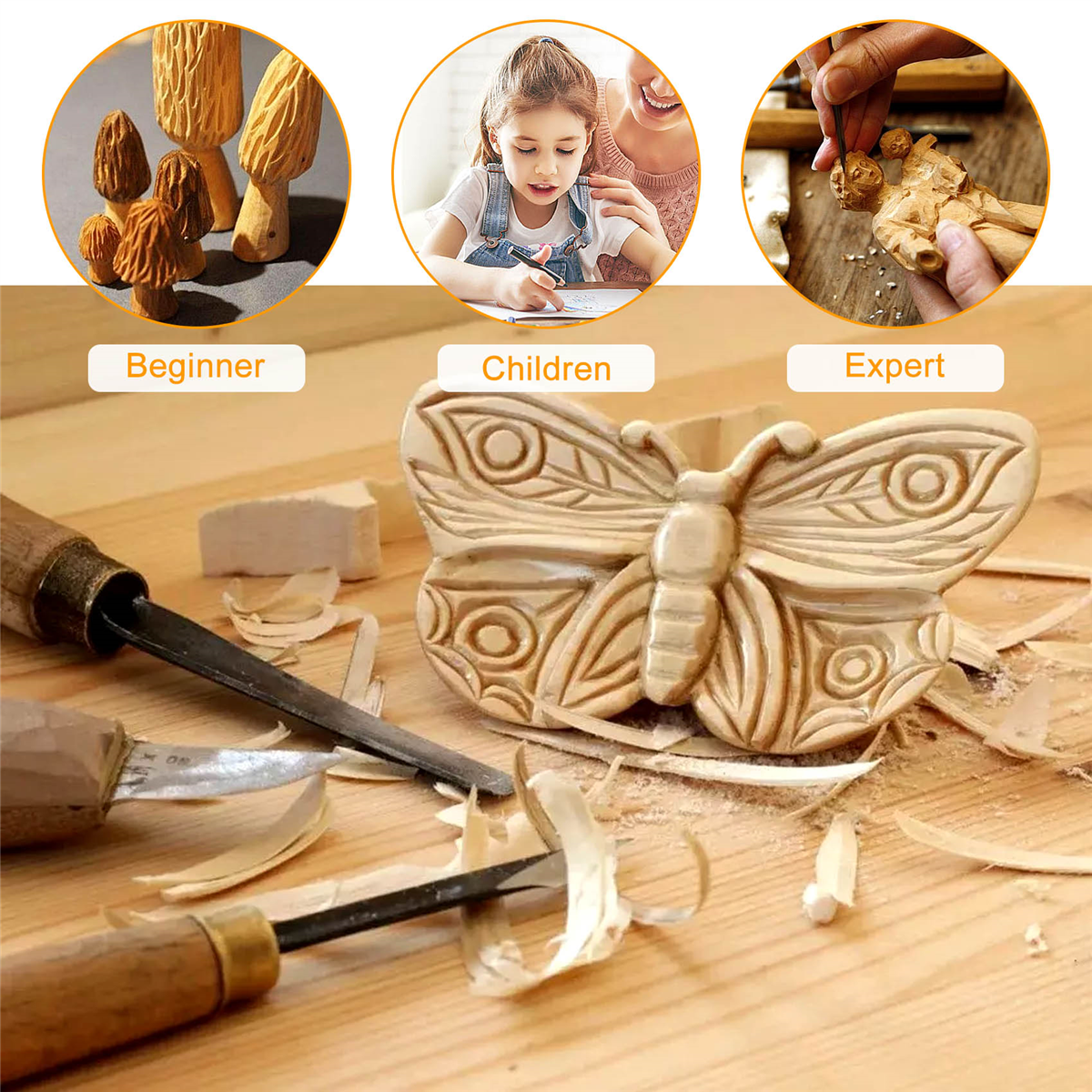 ABKM 6Pcs Basswood Carving Blo - Woodworking Hobby Kits incelemesi ve fiyatı