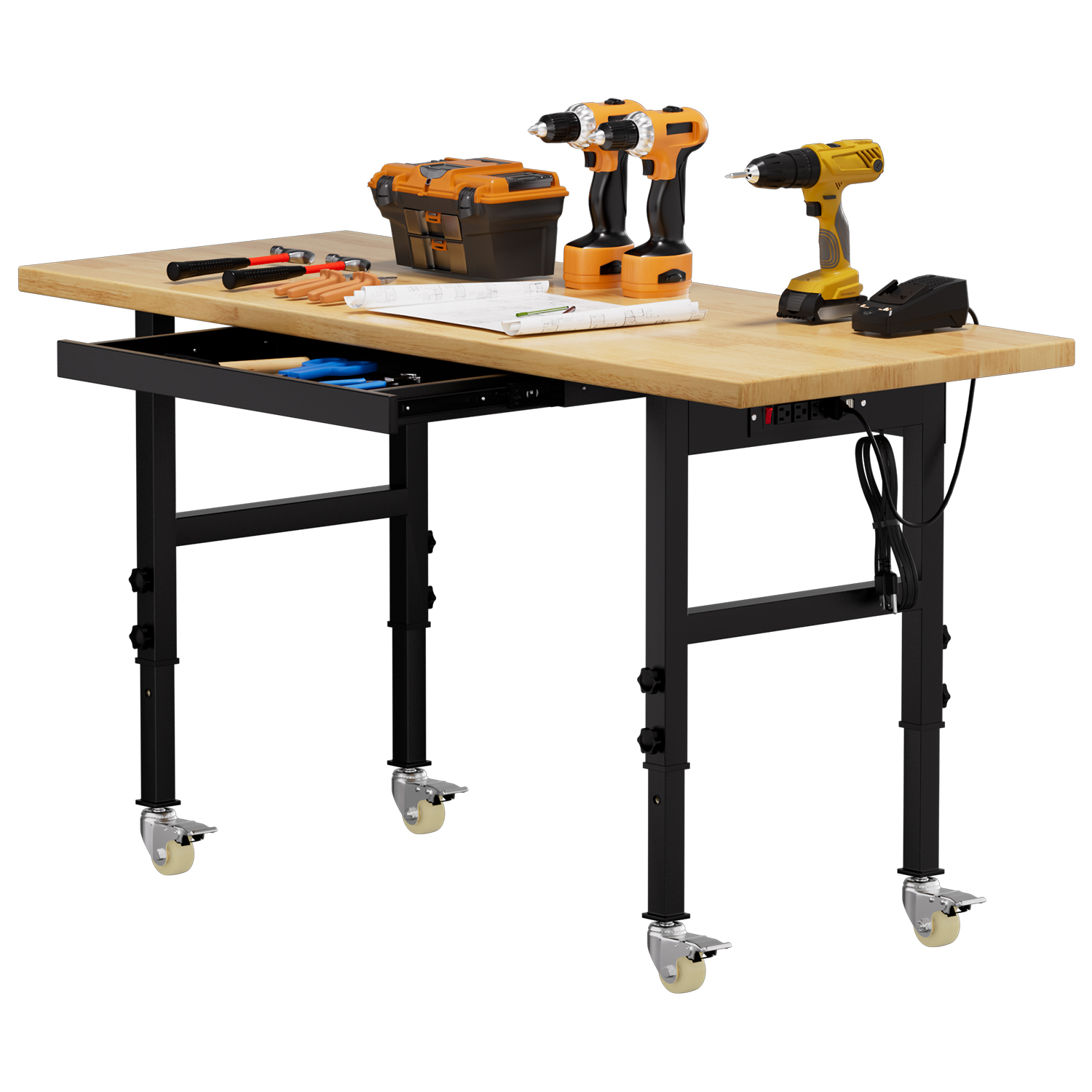 Adjustable Height Workbench He - Woodworking Work Table incelemesi ve fiyatı