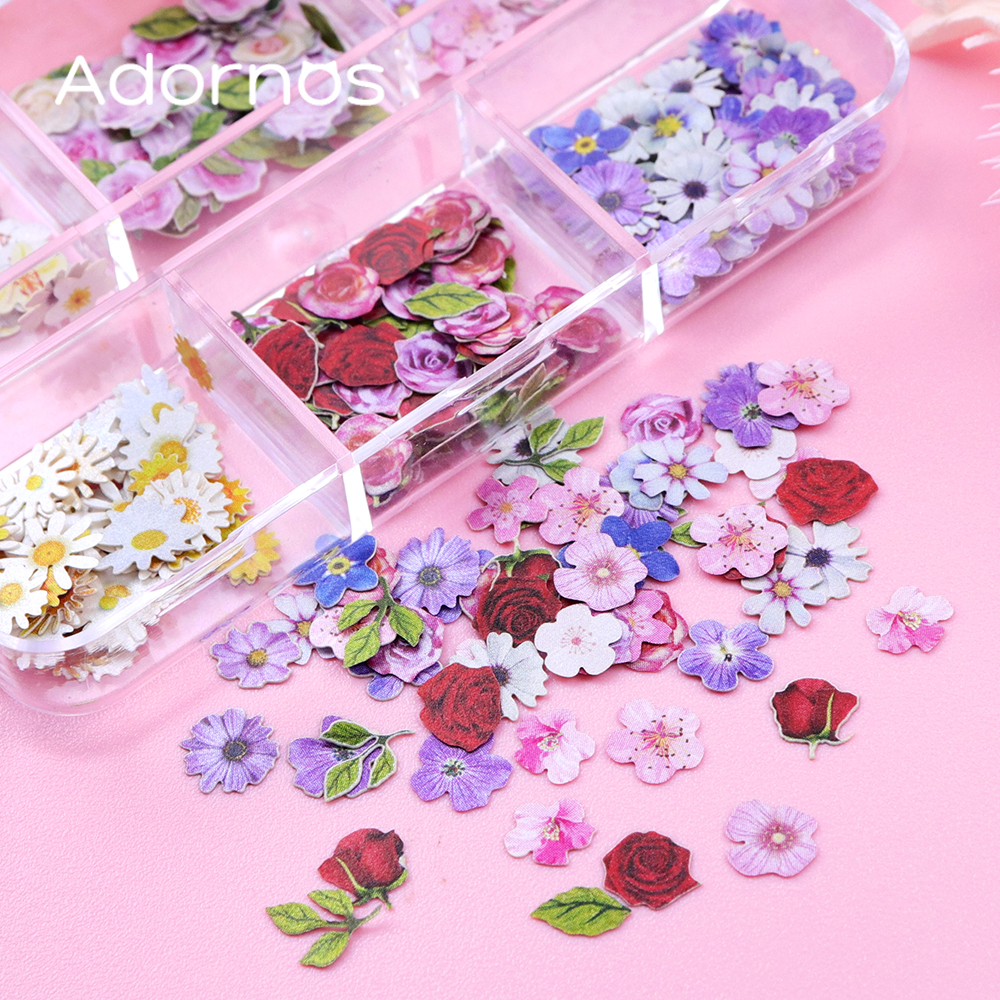 6 Grids Flowers Wood Pulp Chip - Woodworking Epoxy incelemesi ve fiyatı