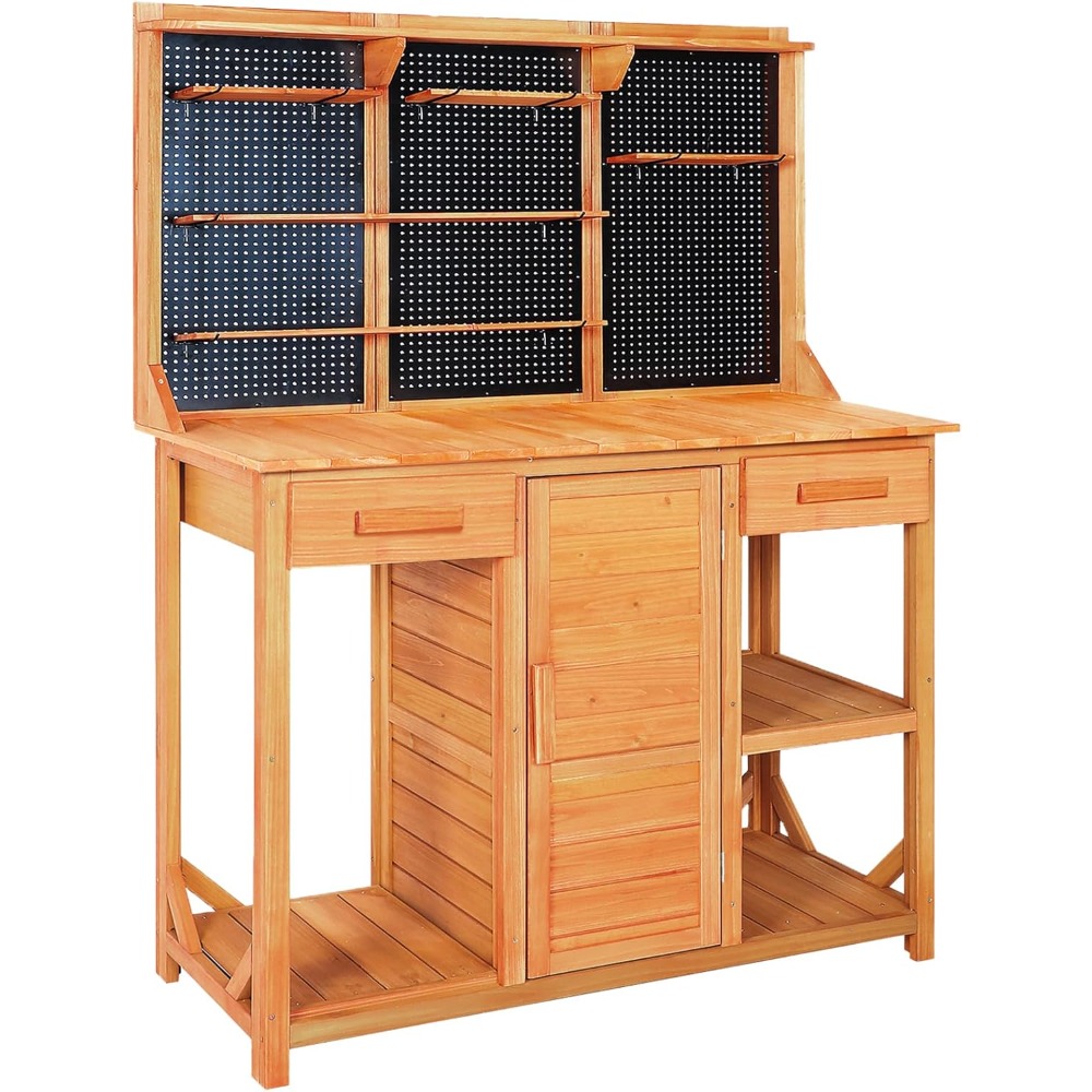 Outdoor Potting Bench,Wooden P - Woodworking Work Table incelemesi ve fiyatı