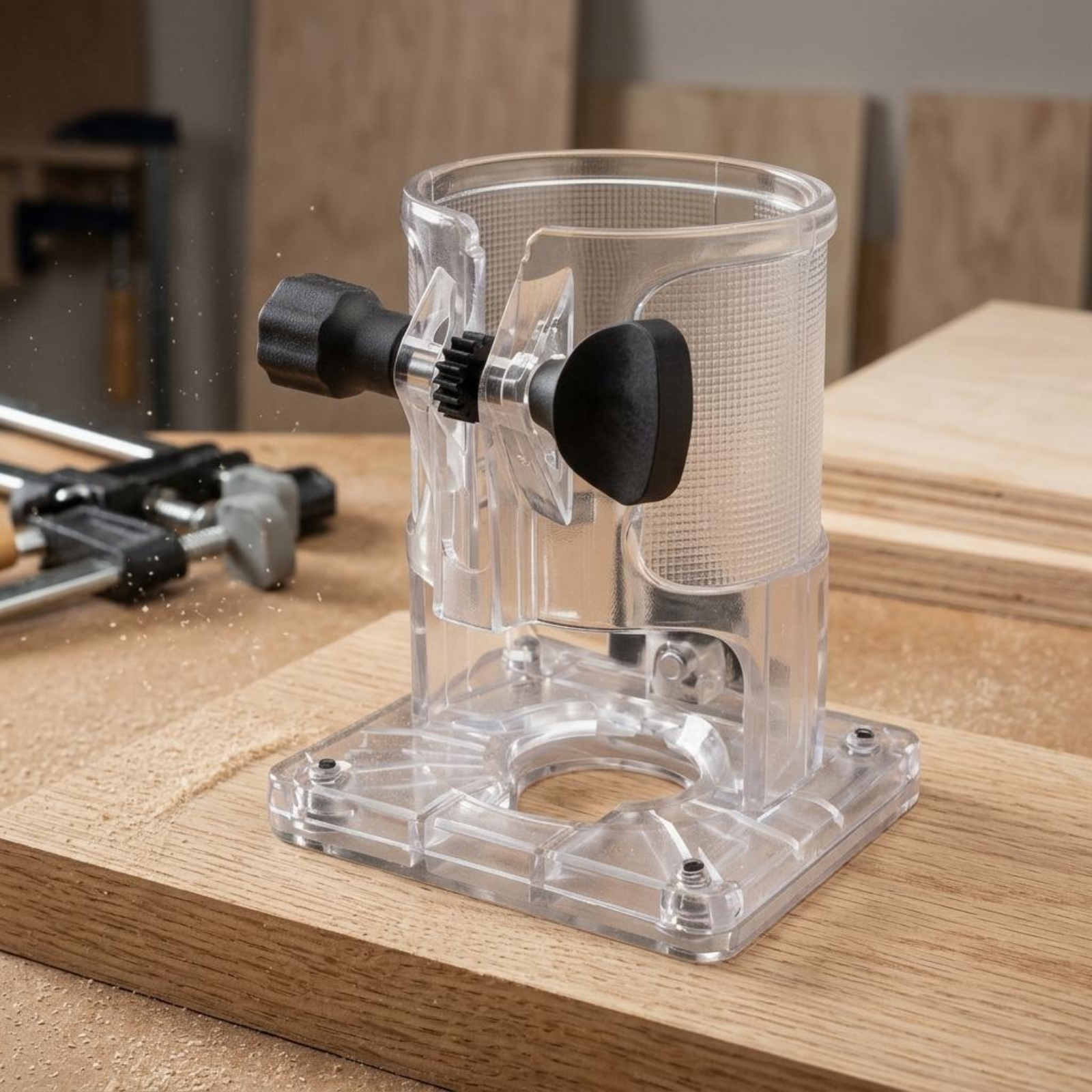 Transparent Trimmer Router Gua - Woodworking Power Tools incelemesi ve fiyatı