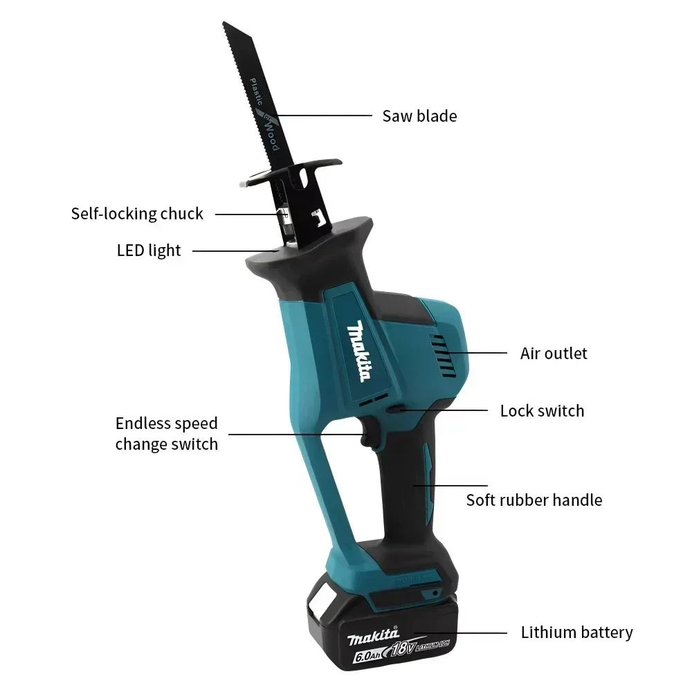 Makita DJR189 18V Cordless Ele - Woodworking Power Tools incelemesi ve fiyatı