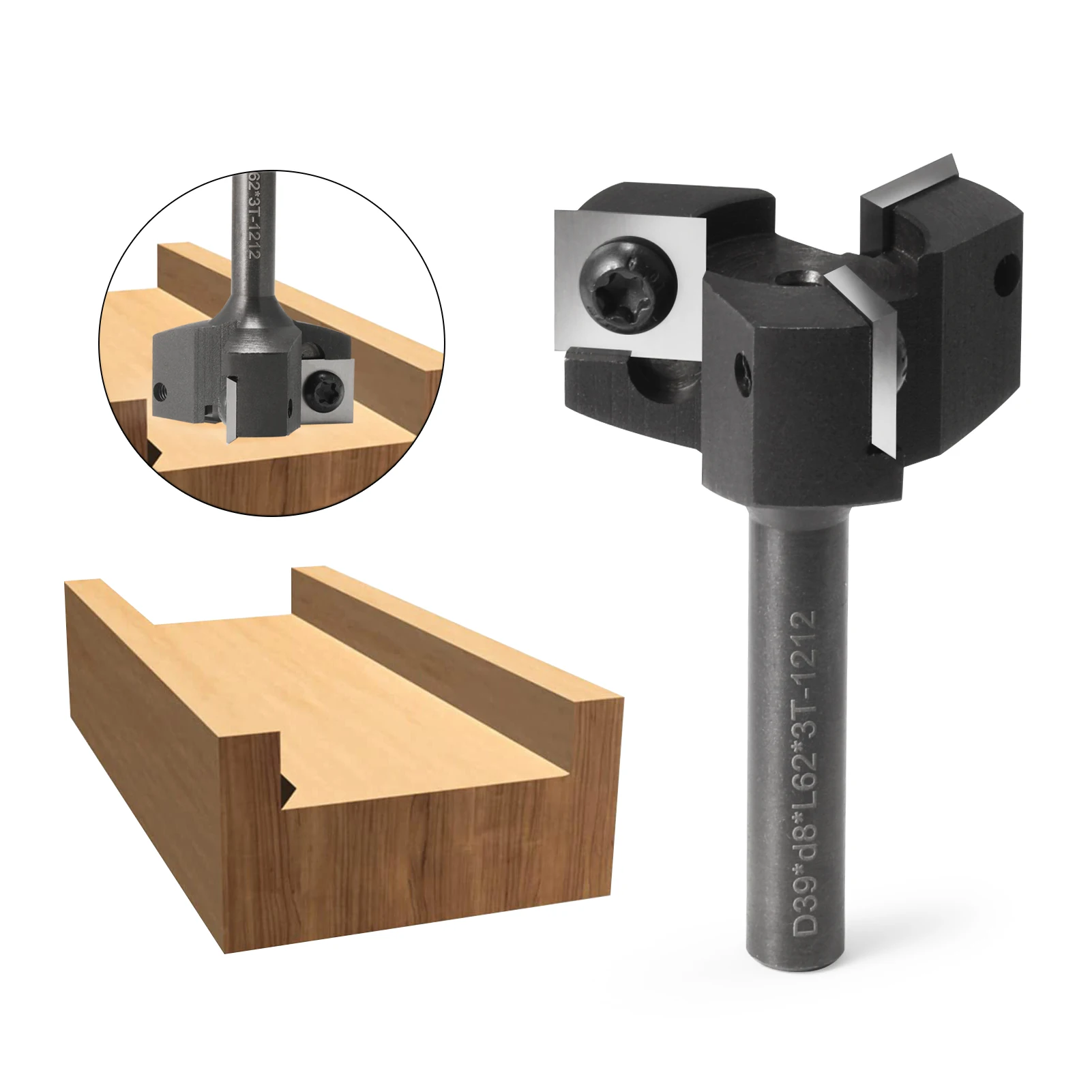 3-Flute Wood Planer Bit 33/37/ - Woodworking Nc incelemesi ve fiyatı