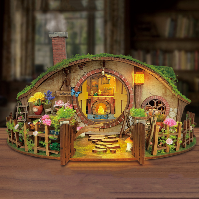 Wooden DIY Magic Ring Dollhous - Woodworking Kids Toys incelemesi ve fiyatı
