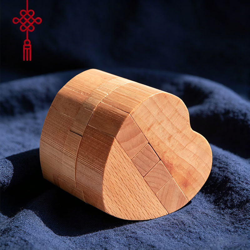 Luban Lock Heart Shaped Puzzle - Woodworking Kids Toys incelemesi ve fiyatı