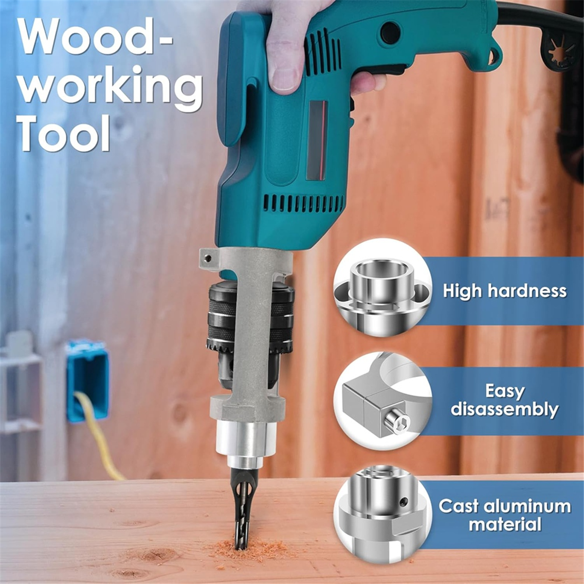 ABNJ Square Hole Drill Bit Ada - Woodworking Power Tools incelemesi ve fiyatı