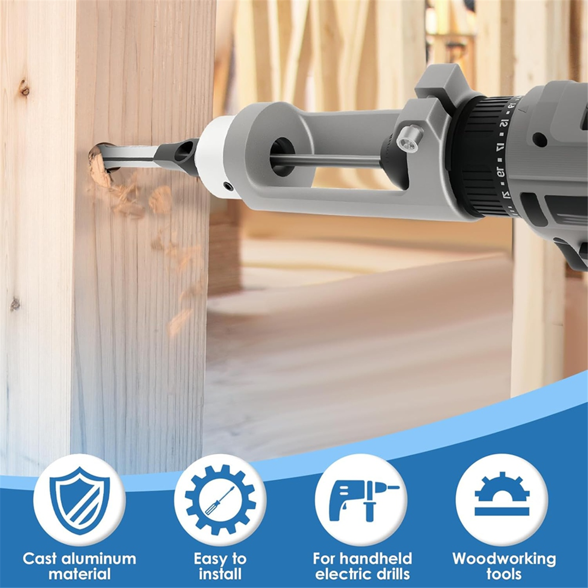 ABNJ Square Hole Drill Bit Ada - Woodworking Power Tools incelemesi ve fiyatı