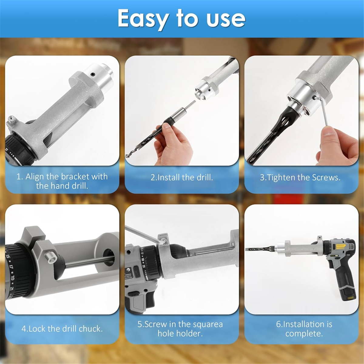 ABNJ Square Hole Drill Bit Ada - Woodworking Power Tools incelemesi ve fiyatı