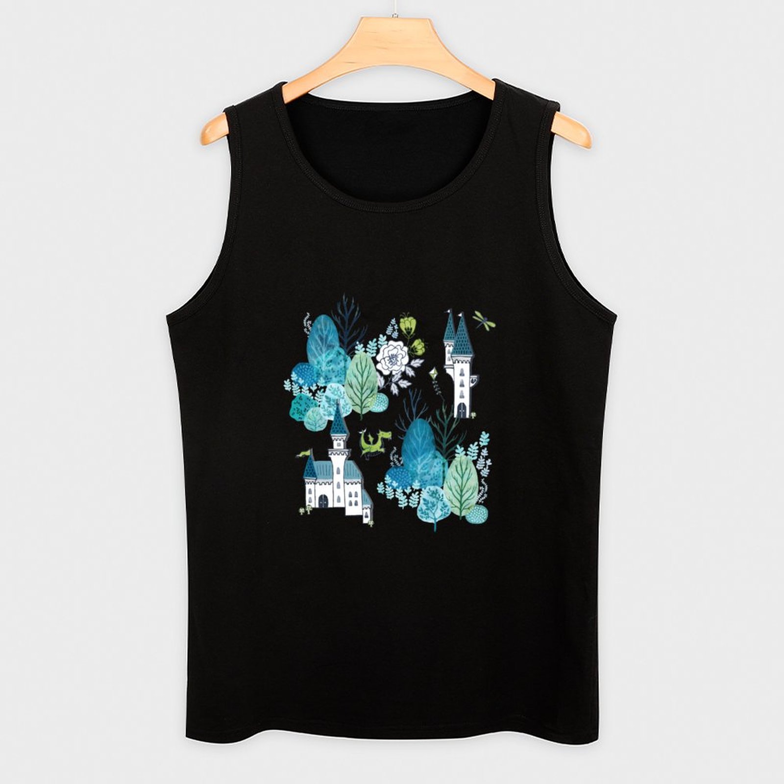 Fairy tale woods blue Tank Top - Woodworking Blueprint incelemesi ve fiyatı