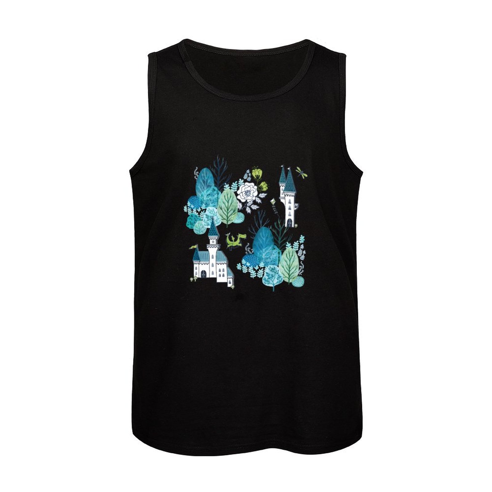 Fairy tale woods blue Tank Top - Woodworking Blueprint incelemesi ve fiyatı