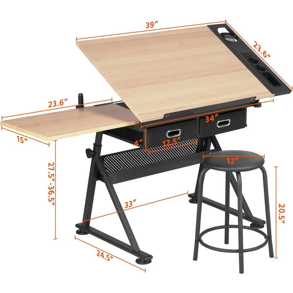 Height Adjustable Drating Tabl - Woodworking Work Table incelemesi ve fiyatı