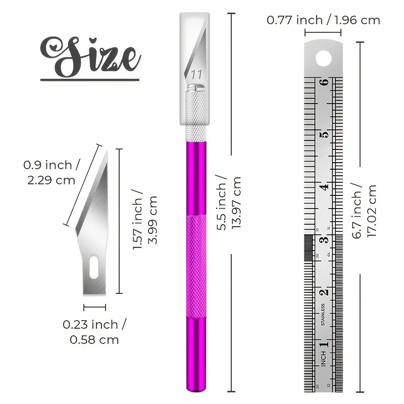 10PCS Exacto Knife Colorful Cr - Woodworking Hobby Kits incelemesi ve fiyatı