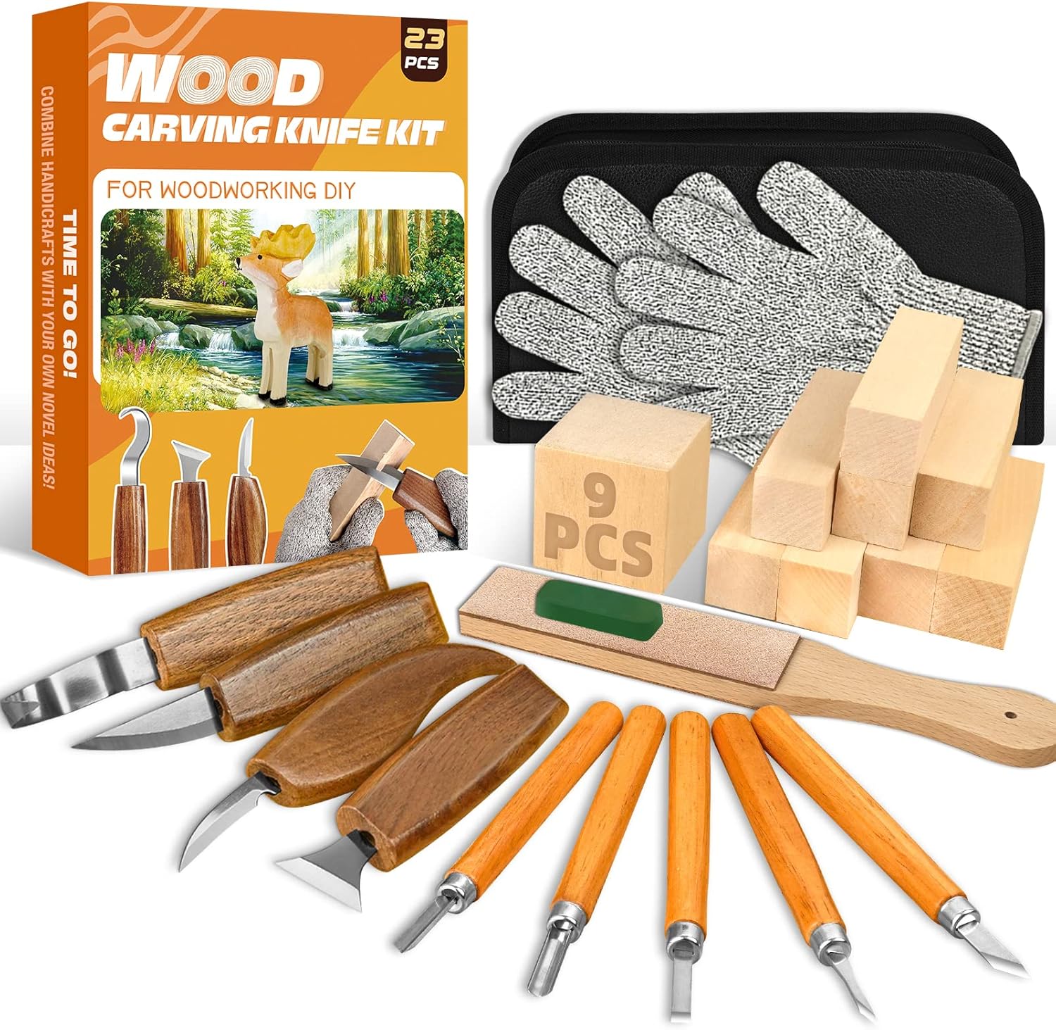 Wood Carving Kit, 23pcs Wood C - Woodworking Hobby Kits incelemesi ve fiyatı