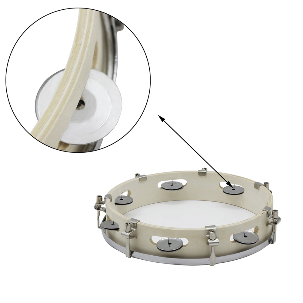 10 Inches Tambourine Adjustabl - Woodworking Kids Toys incelemesi ve fiyatı